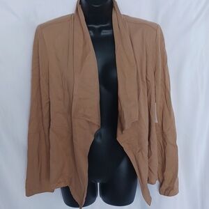 NWT Daily Thread Camel Blazer 3/4 Sleeve, open front, Size M